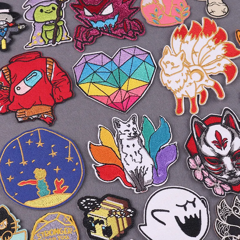 Embroidered Patch Anime Fox Patches On Clothes DIY Cartoon Badges On Backpack Stripes Iron On Patches For Clothing Decor
Embroidered Patch Anime Fox Patches On Clothes DIY Cartoon Badges On Backpack Stripes Iron On Patches For Clothing Decor