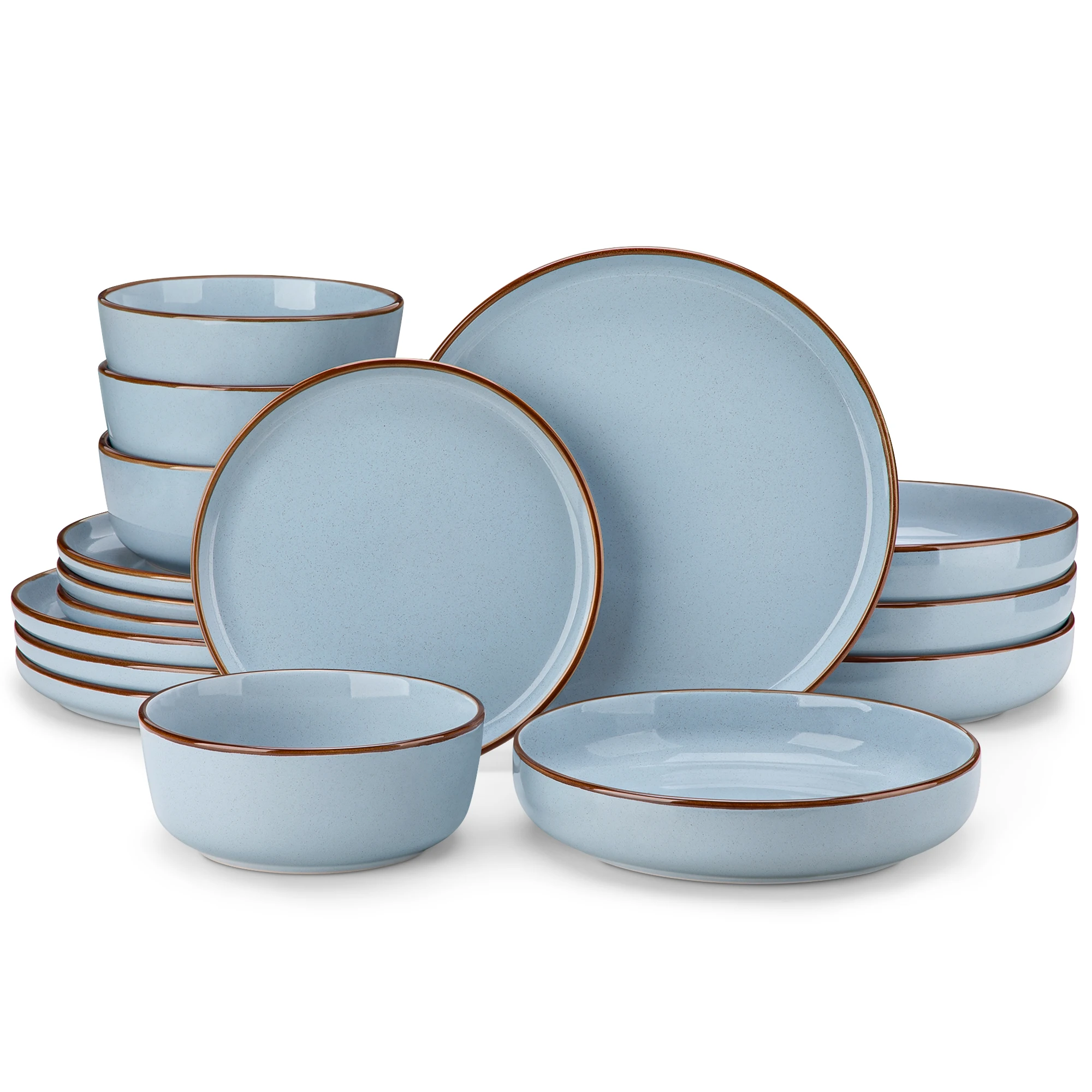 vancasso LOIRE 16/32 Piece Ceramic Dinnerware Set Oven Safe Stoneware Set with 4 PCS Dinner Plate/Dessert Plate/Soup/ Bowl
vancasso LOIRE 16/32 Piece Ceramic Dinnerware Set Oven Safe Stoneware Set with 4 PCS Dinner Plate/Dessert Plate/Soup/ Bowl
