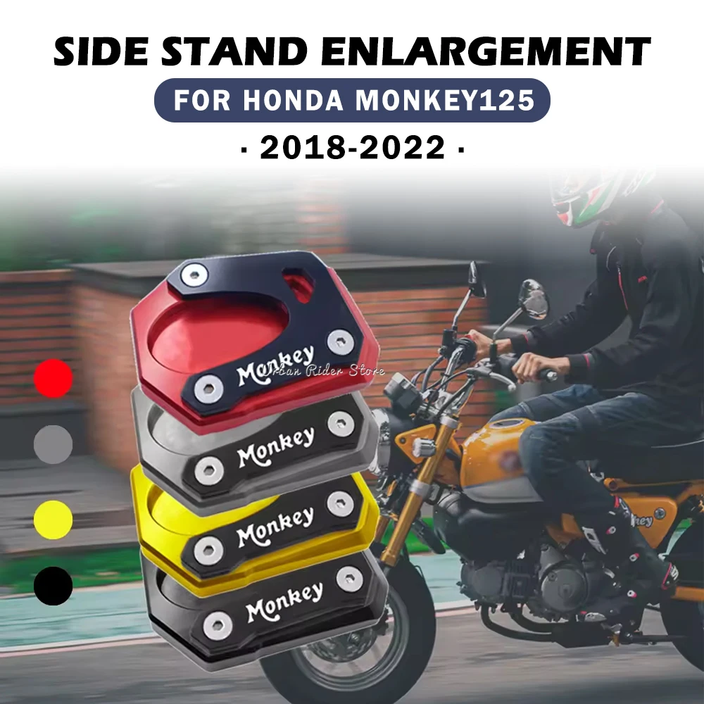 Monkey125 2018-2022 Side Stand Enlargement For Honda Monkey 125 Motorcycle Accessories Aluminum Extension Kickstand Pad
Monkey125 2018-2022 Side Stand Enlargement For Honda Monkey 125 Motorcycle Accessories Aluminum Extension Kickstand Pad