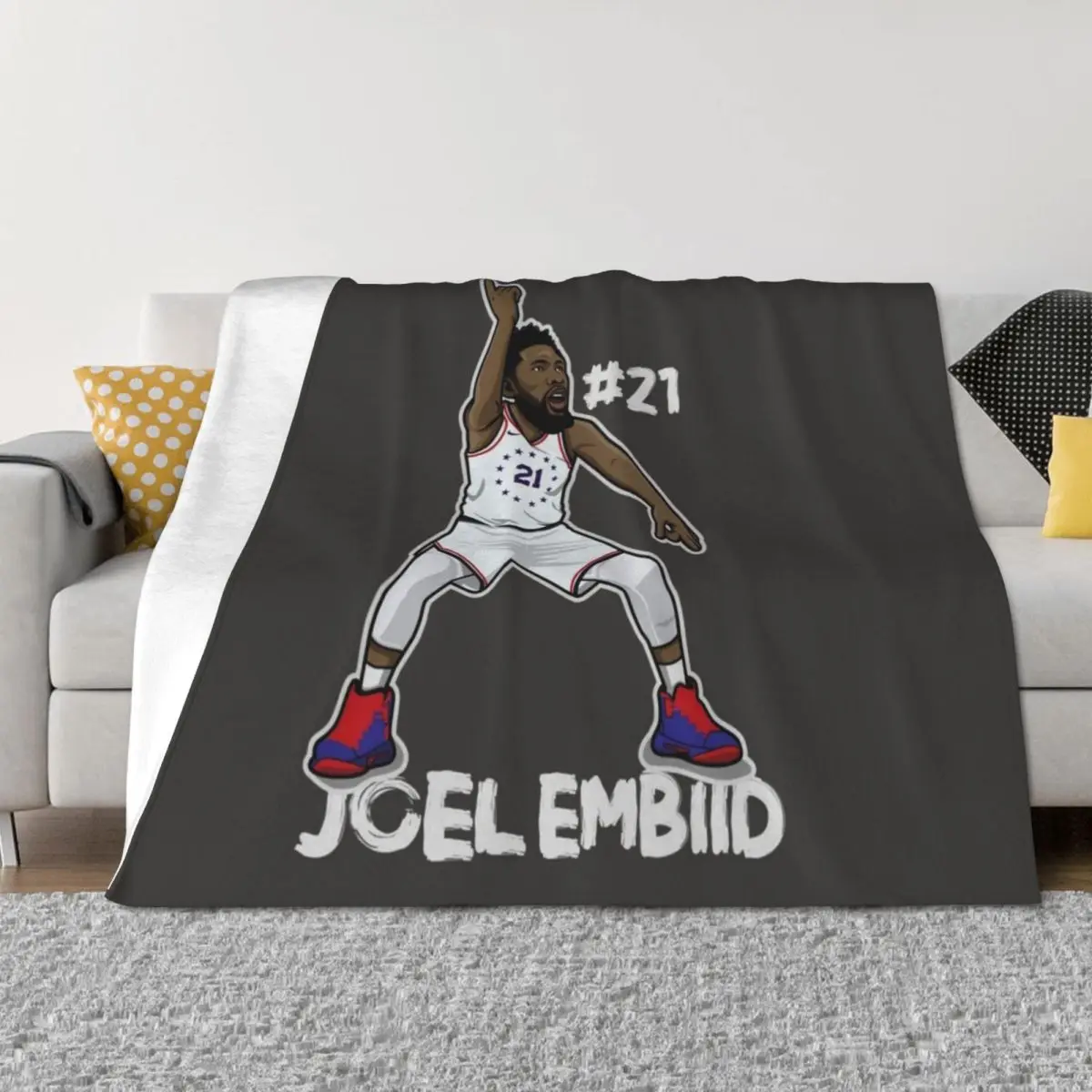 Joel Embiid Cartoon Style Throw Blanket Sofa Luxury Designer Picnic blankets ands Blankets
Joel Embiid Cartoon Style Throw Blanket Sofa Luxury Designer Picnic blankets ands Blankets