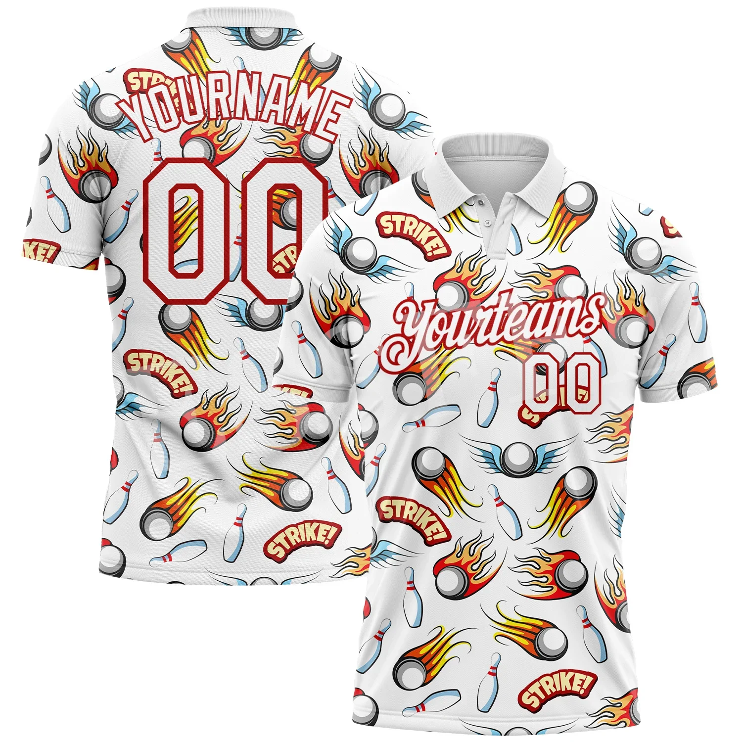 Custom Name Bowlings Ball Sports Tattoo Retro Graffiti Vintage 3DPrint Summer Funny Harajuku Polo Jersey Shirts Short Sleeves 10
Custom Name Bowlings Ball Sports Tattoo Retro Graffiti Vintage 3DPrint Summer Funny Harajuku Polo Jersey Shirts Short Sleeves 10