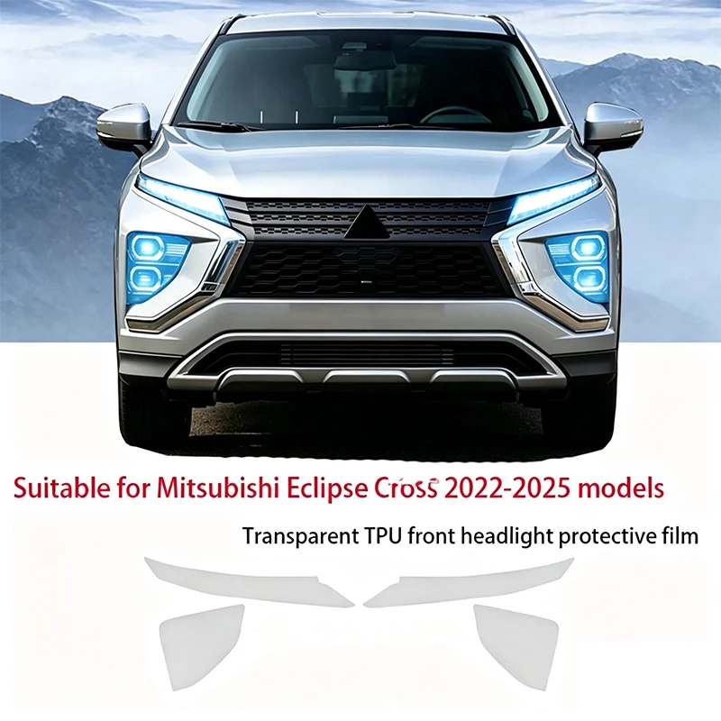 Fit for Mitsubishi Eclipse Cross 2022-2025 Transparent Smoked Black TPU Headlight Film Anti-Scratch Pre Cut Vinyl Wrap Protectiv
Fit for Mitsubishi Eclipse Cross 2022-2025 Transparent Smoked Black TPU Headlight Film Anti-Scratch Pre Cut Vinyl Wrap Protectiv