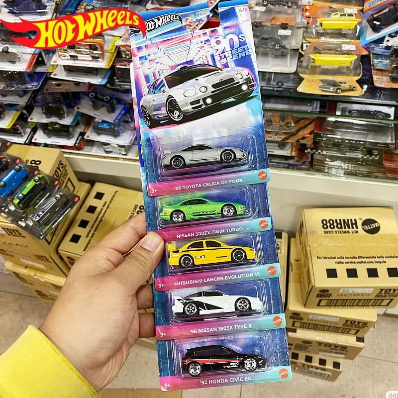 Коллекционная модель автомобиля Hot Wheels Gdg44 Advanced Puca 90s Street View: Nissan, Mitsubishi, Honda Civic, Toyota — подарок для мальчика
Коллекционная модель автомобиля Hot Wheels Gdg44 Advanced Puca 90s Street View: Nissan, Mitsubishi, Honda Civic, Toyota — подарок для мальчика