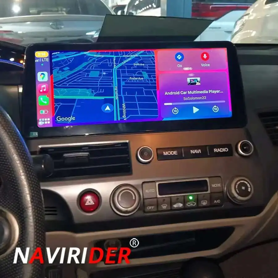 12,3 дюйма Andoird 14 для Honda Civic RHD для правостороннего вождения 2006 2007 2008 2009-2011 Carplay HeadUnit Автомобильное радио стерео мультимедиа
12,3 дюйма Andoird 14 для Honda Civic RHD для правостороннего вождения 2006 2007 2008 2009-2011 Carplay HeadUnit Автомобильное радио стерео мультимедиа