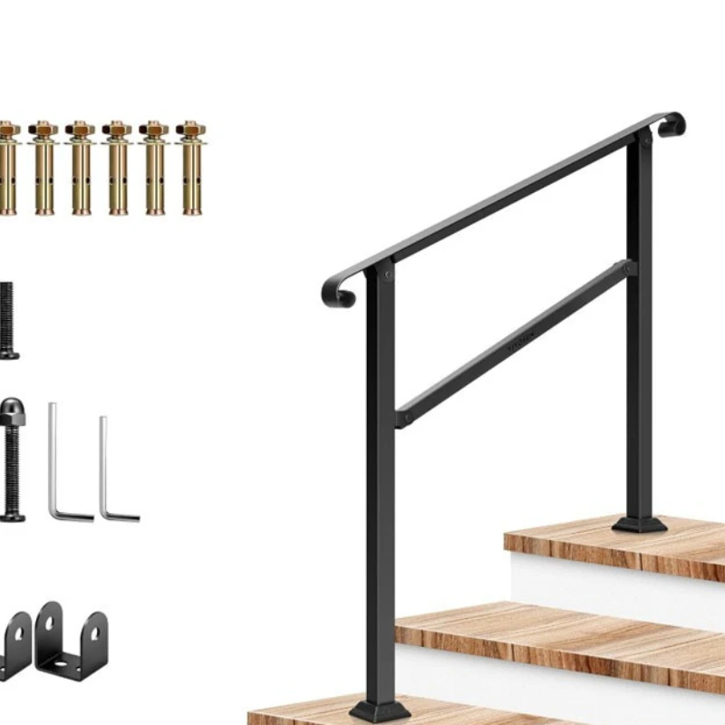 Anti Slip Adjustable Handrail, Home Wrought Iron Stair Railing, Zinc Steel Fall Barrier for Elderly Kid, Step Safety Guardrail
Anti Slip Adjustable Handrail, Home Wrought Iron Stair Railing, Zinc Steel Fall Barrier for Elderly Kid, Step Safety Guardrail