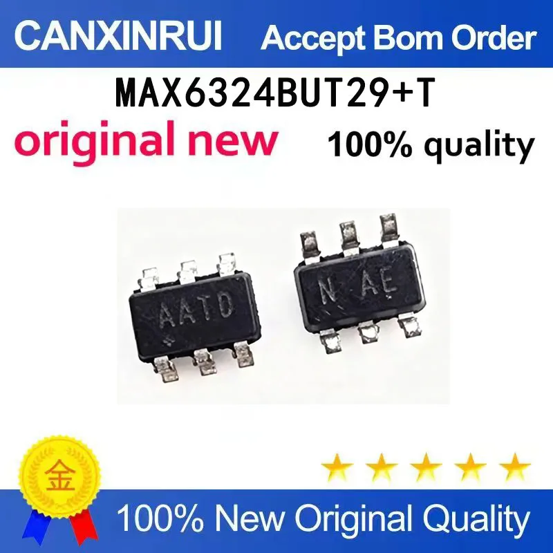 (5-100 pieces)New MAX6324BUT29+T silk screen AATD SOT23-6 spot chip IC
(5-100 pieces)New MAX6324BUT29+T silk screen AATD SOT23-6 spot chip IC