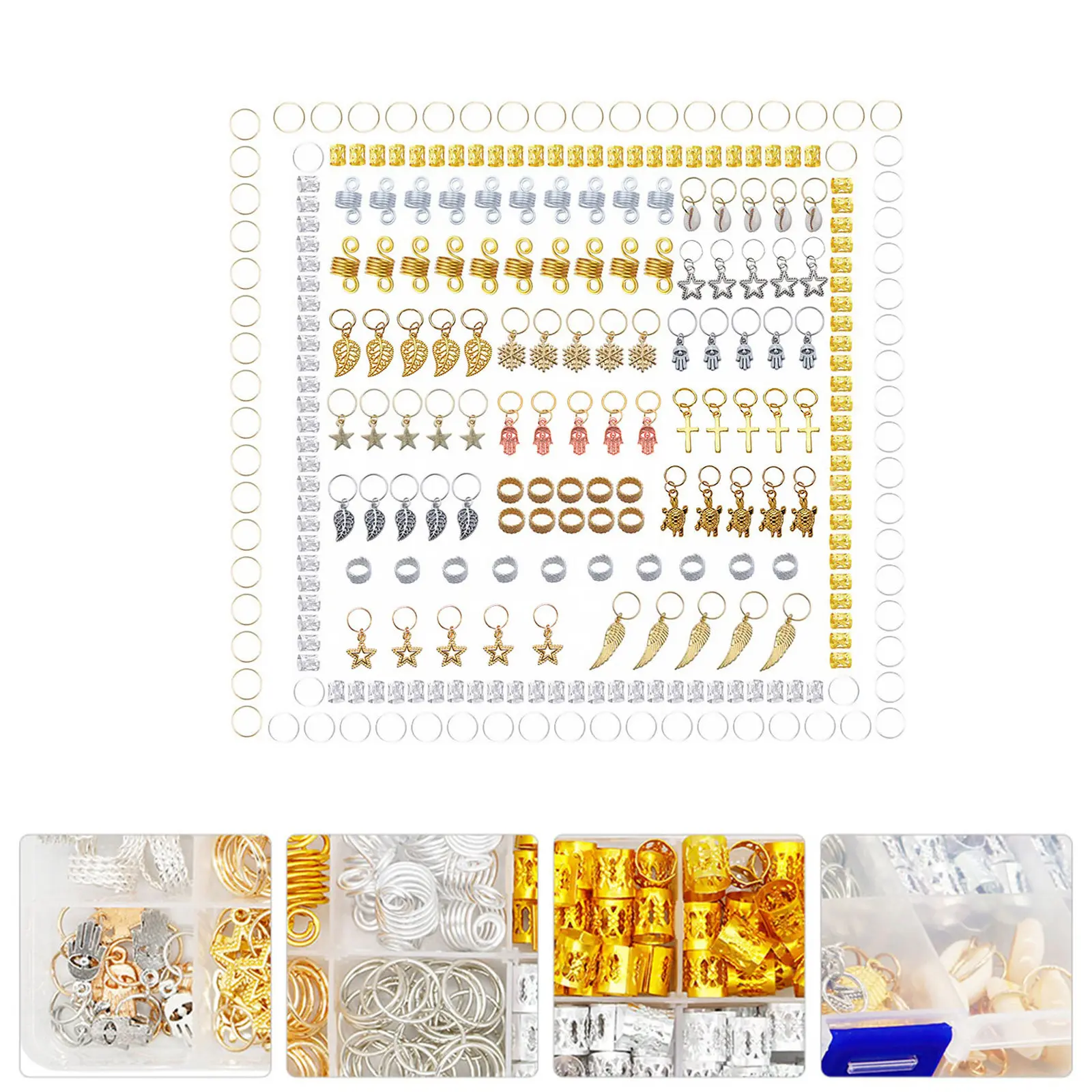 1Set Dreadlocks Hair Cuff Jewelry Set Fine Workmanship Diverse Styles DIY Hair Accessories Long-Lasting Luster Gift Option
1Set Dreadlocks Hair Cuff Jewelry Set Fine Workmanship Diverse Styles DIY Hair Accessories Long-Lasting Luster Gift Option