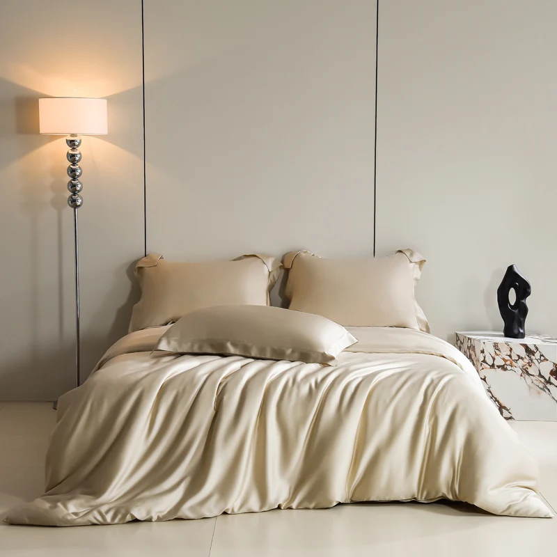 600TC Lyocell Silky Cooling Solid Color Summer Bedding Set Single Double Queen King Duvet Cover Flat/Fitted Bed Sheet Pillowcase
600TC Lyocell Silky Cooling Solid Color Summer Bedding Set Single Double Queen King Duvet Cover Flat/Fitted Bed Sheet Pillowcase