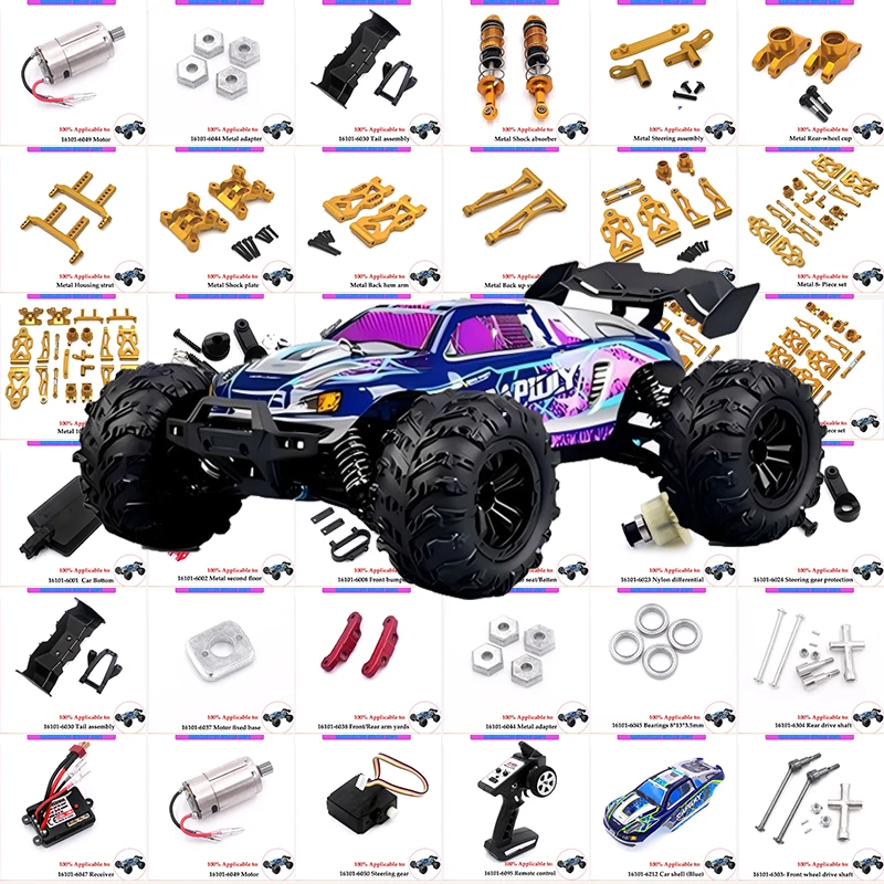 Car Remote Control Accessories, Car Toy Upgrade Accessories, for SCY 16101,16102,16103,16201
Car Remote Control Accessories, Car Toy Upgrade Accessories, for SCY 16101,16102,16103,16201