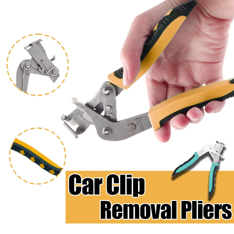 1Pc Dual Color Handle Car Clip Removal Pliers, Non-slip Grip Auto Clip Pliers for Car Maintenance/Auto Repair, Car Repair Tools
1Pc Dual Color Handle Car Clip Removal Pliers, Non-slip Grip Auto Clip Pliers for Car Maintenance/Auto Repair, Car Repair Tools
