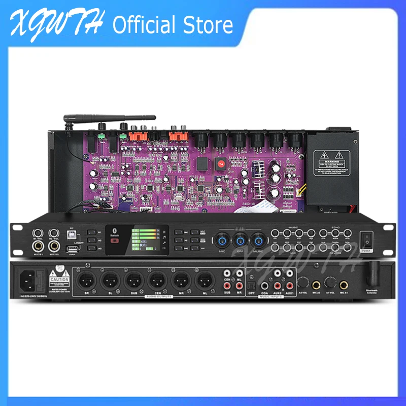 Effects Processors Digital Pre-Stage Effector Karaoke Anti-Howling Reverb Audio Processor Bluetooth USB Microphone Pre-Effector
Effects Processors Digital Pre-Stage Effector Karaoke Anti-Howling Reverb Audio Processor Bluetooth USB Microphone Pre-Effector