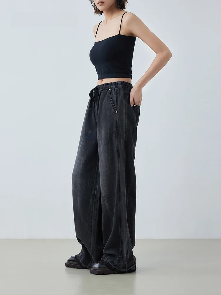 Slimming Straight Leg Casual Pants Elastic Waist Cuffed Hem XMOOM2025 Spring New Sle Women's Premium Faion Trousers
Slimming Straight Leg Casual Pants Elastic Waist Cuffed Hem XMOOM2025 Spring New Sle Women's Premium Faion Trousers