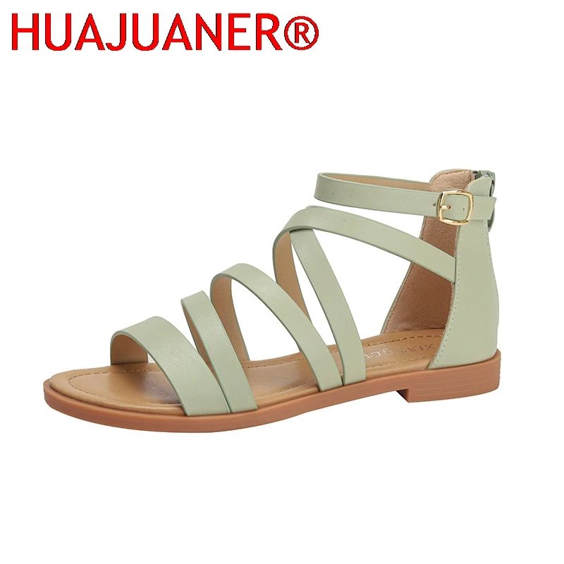 Women Casual Flat Sandals Breathable Roman Summer Shoes Lightweight Comfortable Slip On
Women Casual Flat Sandals Breathable Roman Summer Shoes Lightweight Comfortable Slip On