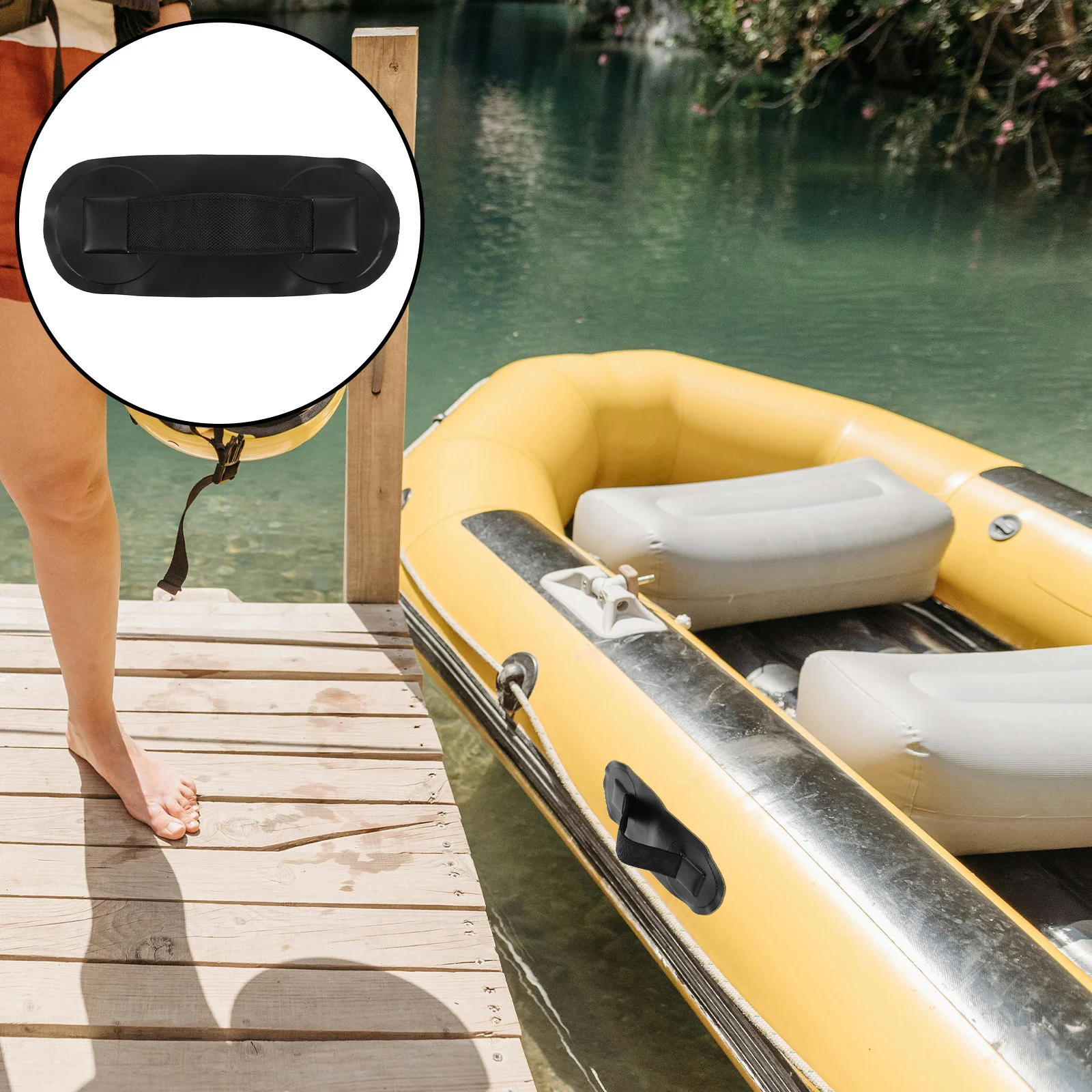 Inflatable Rubber Boat Handle Durable Soft Grip For Kayak Canoe Paddle Board Fishing Surfing Quick Setup Portable Water Sports
Inflatable Rubber Boat Handle Durable Soft Grip For Kayak Canoe Paddle Board Fishing Surfing Quick Setup Portable Water Sports