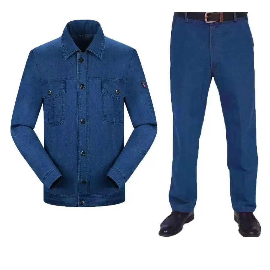 Summer thin workwear set, long sleeved labor protection suit, welding suit, breathable and wear-resistant top, pants
Summer thin workwear set, long sleeved labor protection suit, welding suit, breathable and wear-resistant top, pants