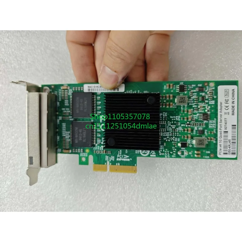 I350-T4 Gigabit Ethernet PCI Express Server Network Adapter Quad Port i350 Expansion Card Controller
I350-T4 Gigabit Ethernet PCI Express Server Network Adapter Quad Port i350 Expansion Card Controller