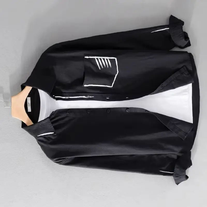 New Design Long-sleeved Casual Pure Cotton Brand Shirts For Men Fashion Comfortable Tops Clothing Camisa Masculina Drop Shipping
New Design Long-sleeved Casual Pure Cotton Brand Shirts For Men Fashion Comfortable Tops Clothing Camisa Masculina Drop Shipping