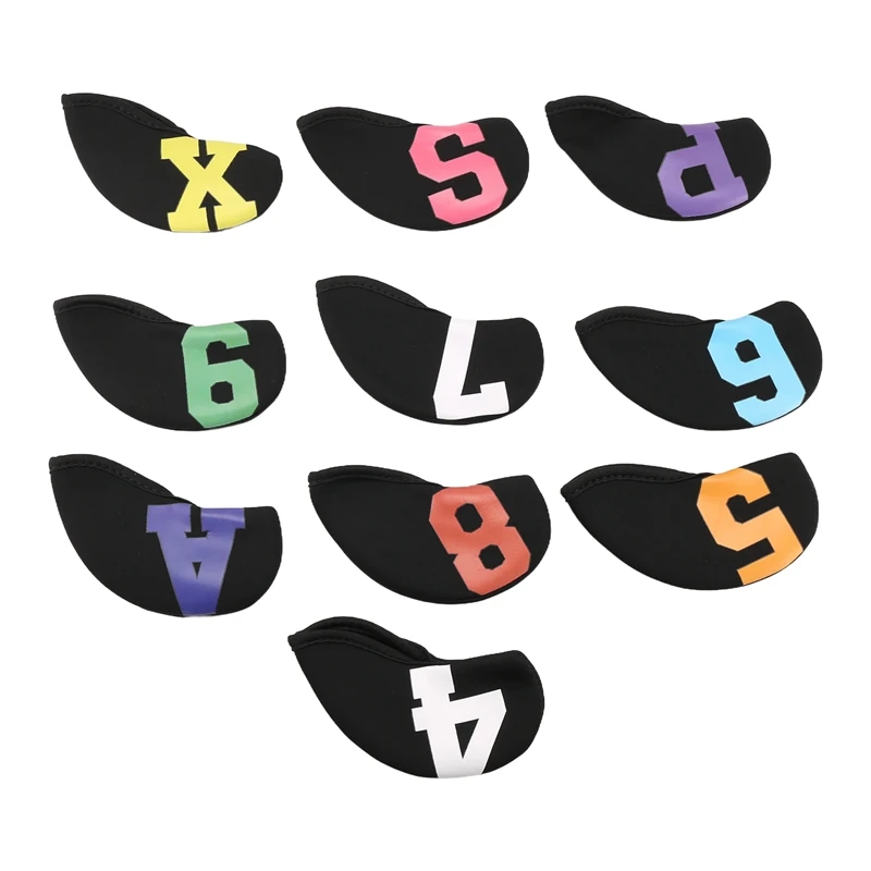 NEW-10PCS Golf Club Protective Head, Waterproof PU Iron Sleeve, Color And Digital Version
NEW-10PCS Golf Club Protective Head, Waterproof PU Iron Sleeve, Color And Digital Version