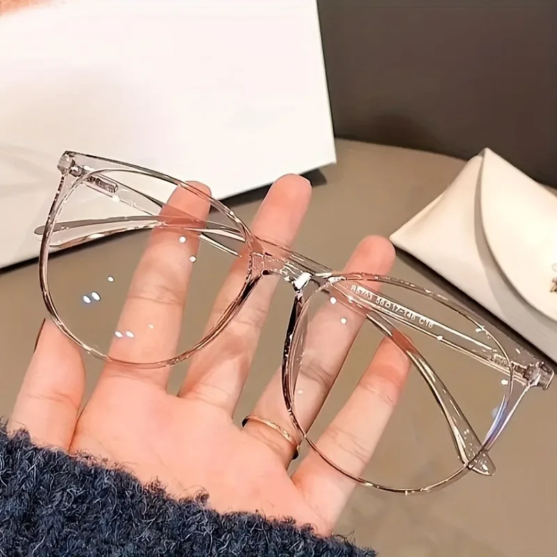 Minimalist Oval Full Rim Non-Prescription Glasses Vintage Artistic Style Spectacles for Fashion Anti-Blue Ray Eyewear Frame
Minimalist Oval Full Rim Non-Prescription Glasses Vintage Artistic Style Spectacles for Fashion Anti-Blue Ray Eyewear Frame
