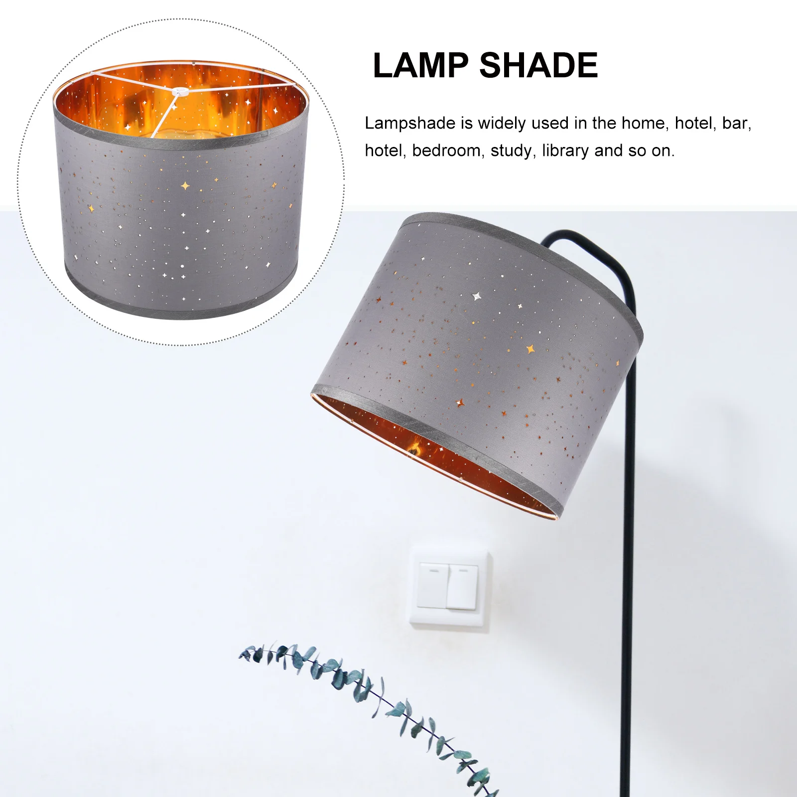 Semi-Circular Sky Lamp Shade Simple Cloth Lampshade Universal Light Cover for Home Bedroom Office Study
Semi-Circular Sky Lamp Shade Simple Cloth Lampshade Universal Light Cover for Home Bedroom Office Study