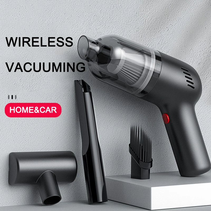 9000Pa Wireless Car Vacuum Cleaner Cordless Handheld Portable Vacuum Mini Gun Style Vacuum Cleaner Home Appliance & Car Dual Use
9000Pa Wireless Car Vacuum Cleaner Cordless Handheld Portable Vacuum Mini Gun Style Vacuum Cleaner Home Appliance & Car Dual Use