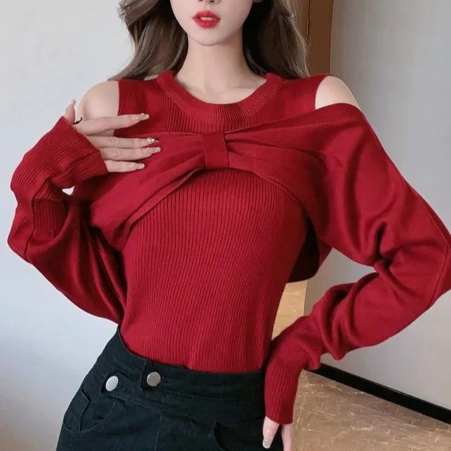 Pure Desire Spicy Girl, шикарный трикотаж с опуклой, женский осенне-зимний новый дизайн, топ с узлом, базовый свитер
Pure Desire Spicy Girl, шикарный трикотаж с опуклой, женский осенне-зимний новый дизайн, топ с узлом, базовый свитер