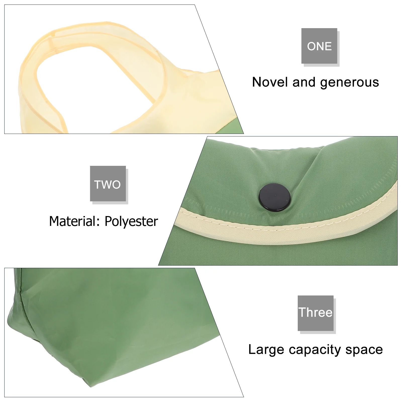 Reusable Foldable Shopping Bag Washable Portable Lightweight Grocery Tote Polyester Ripstop Storage Handbag Eco Friendly
Reusable Foldable Shopping Bag Washable Portable Lightweight Grocery Tote Polyester Ripstop Storage Handbag Eco Friendly