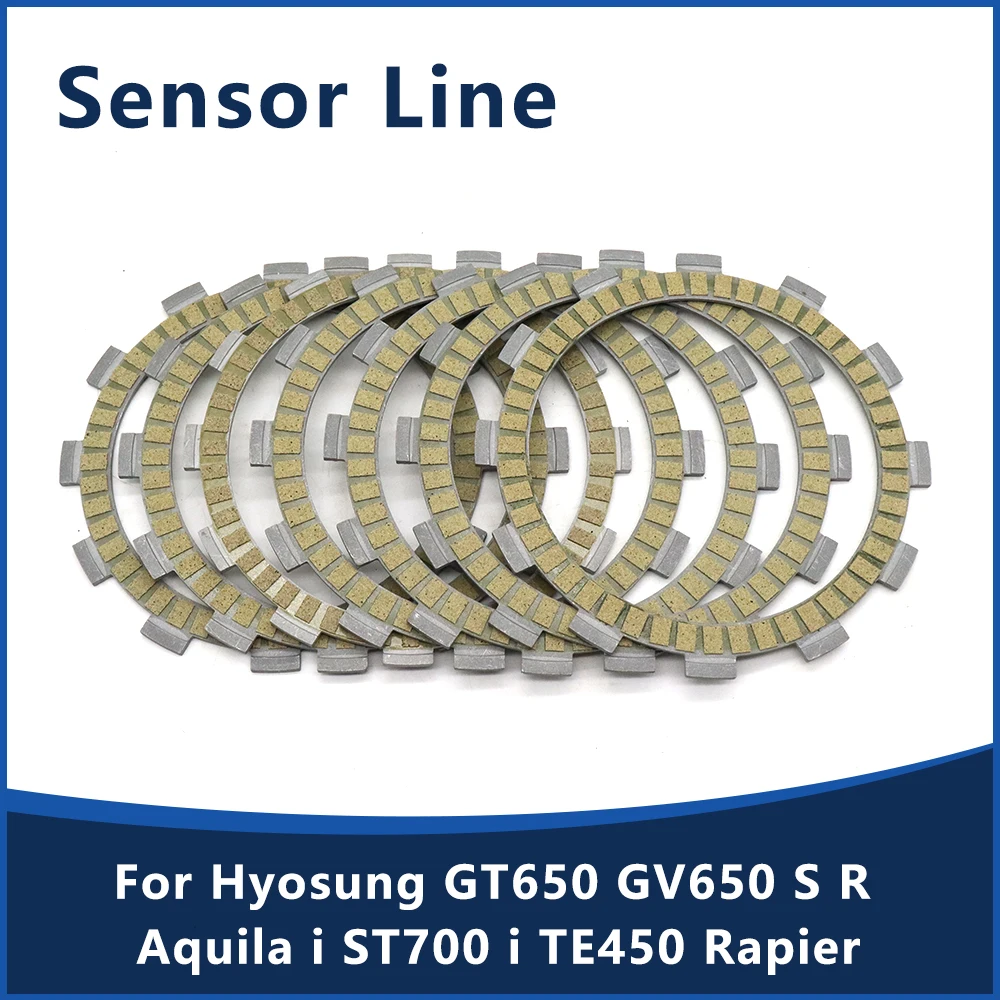 For Hyosung GT650 GV650 S R Aquila i ST700 i TE450 Rapier Motorcycle Clutch Friction Disc Plate Kits Accessories
For Hyosung GT650 GV650 S R Aquila i ST700 i TE450 Rapier Motorcycle Clutch Friction Disc Plate Kits Accessories