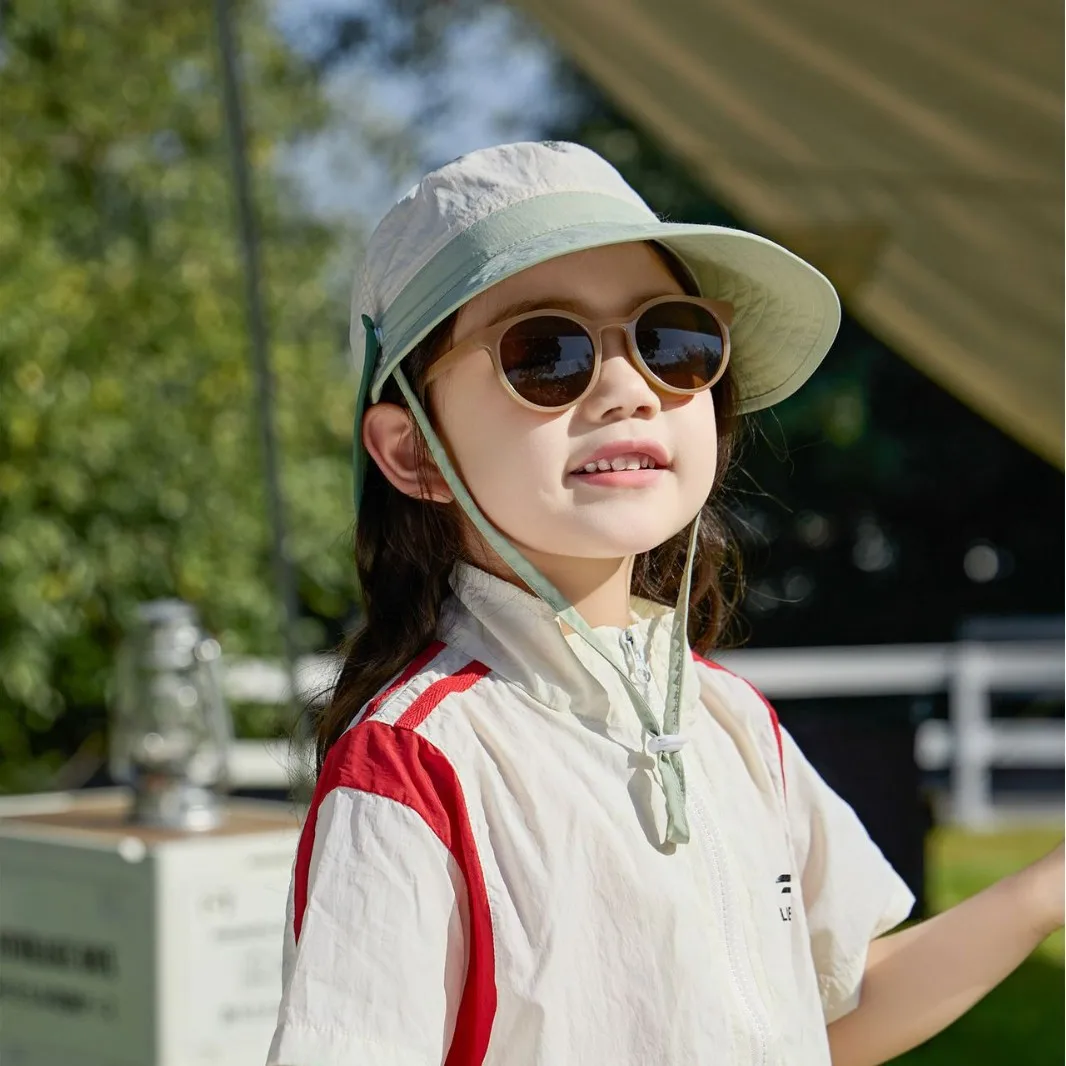 New Korean children's fisherman hat quick-drying breathable baby large brim sun protection sun hat boys and girls detachable sha
New Korean children's fisherman hat quick-drying breathable baby large brim sun protection sun hat boys and girls detachable sha