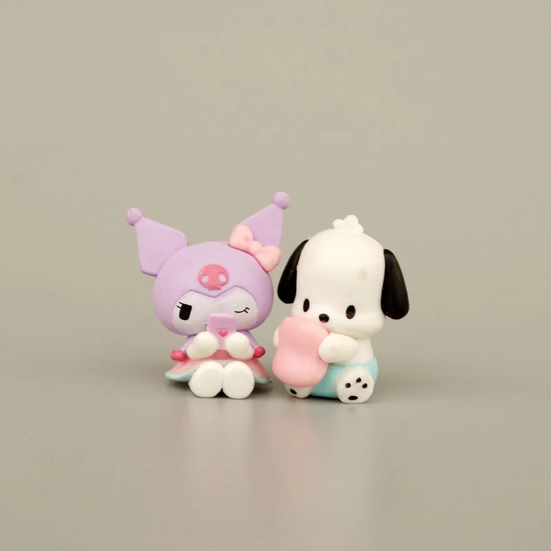 Cute Sanrio Hello Kitty Decoration Doll Anime Figure Kuromi Toy Q Figural Car Desk Cake Decoration Model Children Birthday Gifts
Cute Sanrio Hello Kitty Decoration Doll Anime Figure Kuromi Toy Q Figural Car Desk Cake Decoration Model Children Birthday Gifts