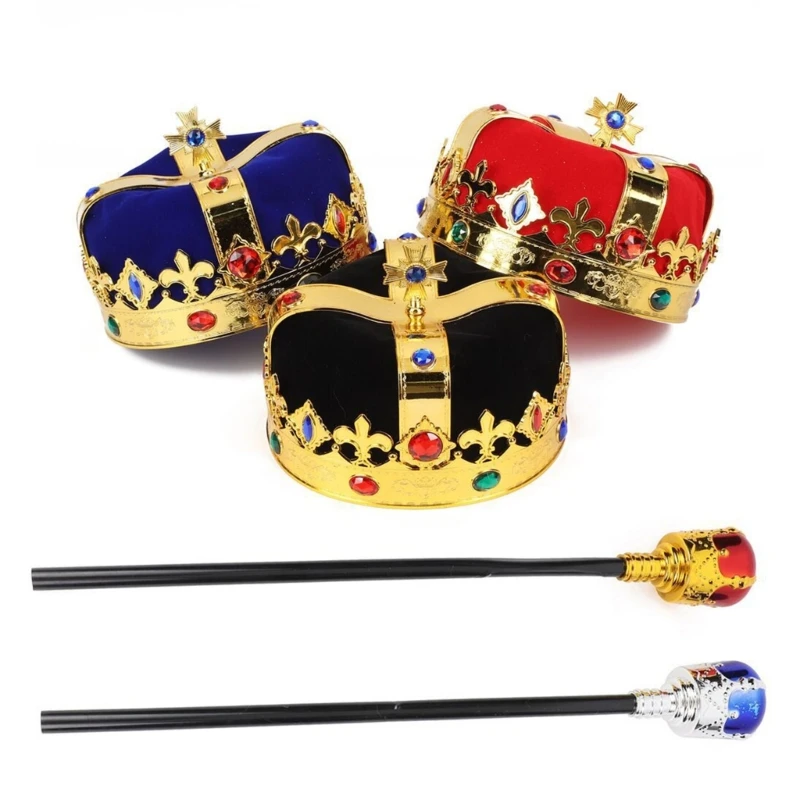 Shining Party Hats for Birthday Wedding Celebration Cosplay King Crowns Show Performances Costume
Shining Party Hats for Birthday Wedding Celebration Cosplay King Crowns Show Performances Costume