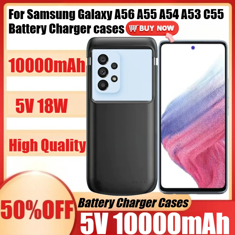 New 10000mah Universal Battery Charger Case for Samsung Galaxy A56 A55 A54 A53 C55 High Quality Battery Charger Cases
New 10000mah Universal Battery Charger Case for Samsung Galaxy A56 A55 A54 A53 C55 High Quality Battery Charger Cases
