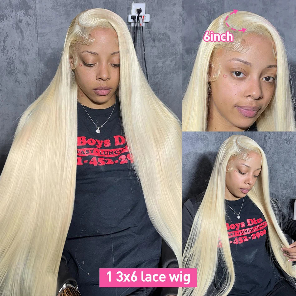 HD Lace 13x6 Frontal Wig 613 Honey Blonde Bone Straight Hair 250 Density Transparent 13x4 Lace Human Hair Wig
HD Lace 13x6 Frontal Wig 613 Honey Blonde Bone Straight Hair 250 Density Transparent 13x4 Lace Human Hair Wig