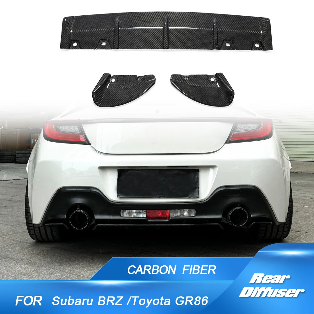 Задний диффузор, спойлер для Subaru BRZ для Toyota GR86 Coupe, 2-дверный 2022 2023, панель заднего бампера, разветвители для губ из углеродного волокна
Задний диффузор, спойлер для Subaru BRZ для Toyota GR86 Coupe, 2-дверный 2022 2023, панель заднего бампера, разветвители для губ из углеродного волокна