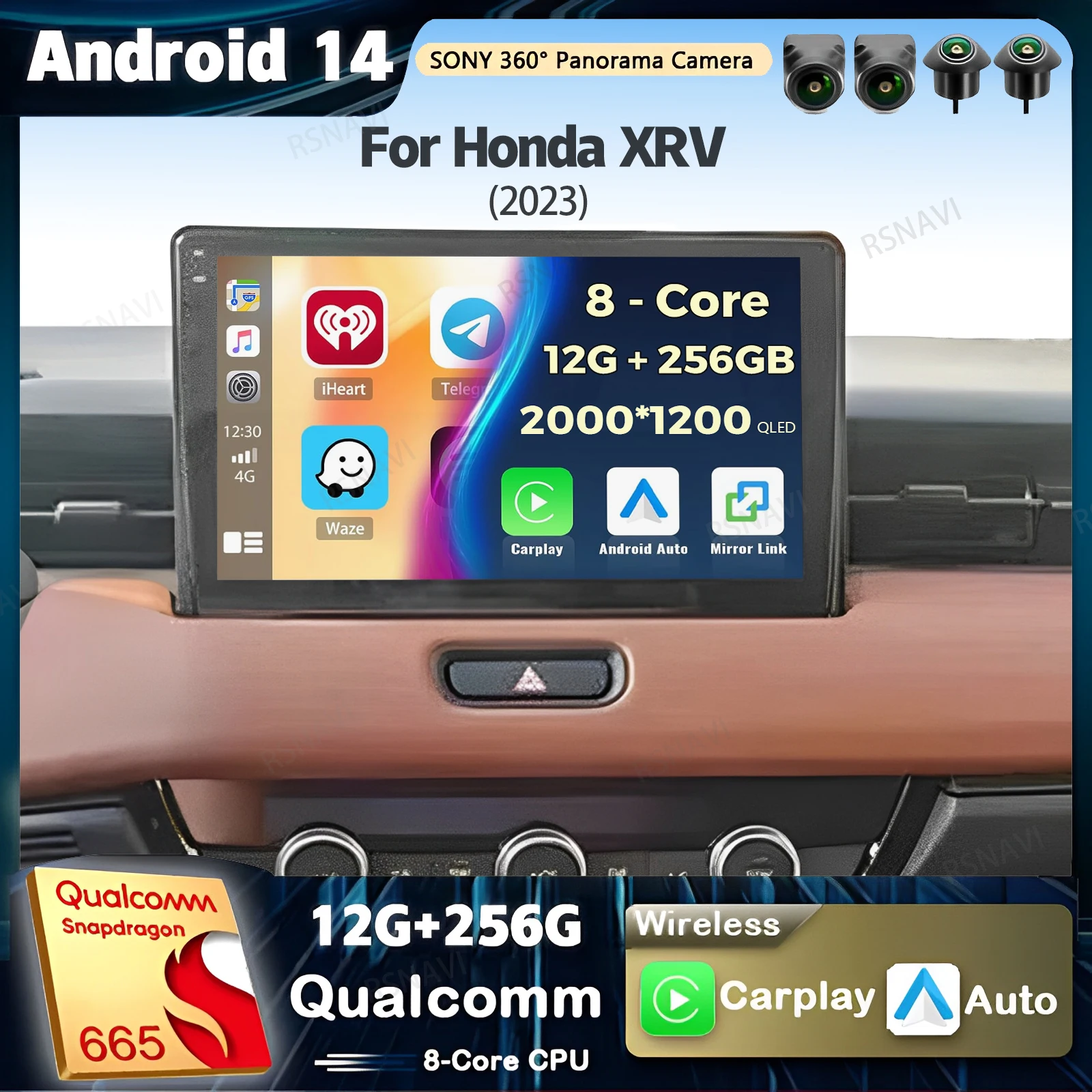 Автомагнитола на Android 14 для Honda XRV 2023 мультимедийный видеоплеер навигация GPS стерео 2Din DVD головное устройство 360 Камера авто
Автомагнитола на Android 14 для Honda XRV 2023 мультимедийный видеоплеер навигация GPS стерео 2Din DVD головное устройство 360 Камера авто