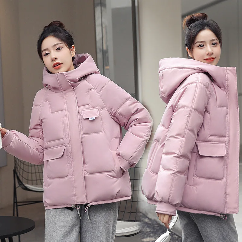 INS Trendy Down Cotton Coat Women's 2023 Korean Loose Casual Winter Thickened Short Warm Hooded Coat In 10 Colors
INS Trendy Down Cotton Coat Women's 2023 Korean Loose Casual Winter Thickened Short Warm Hooded Coat In 10 Colors