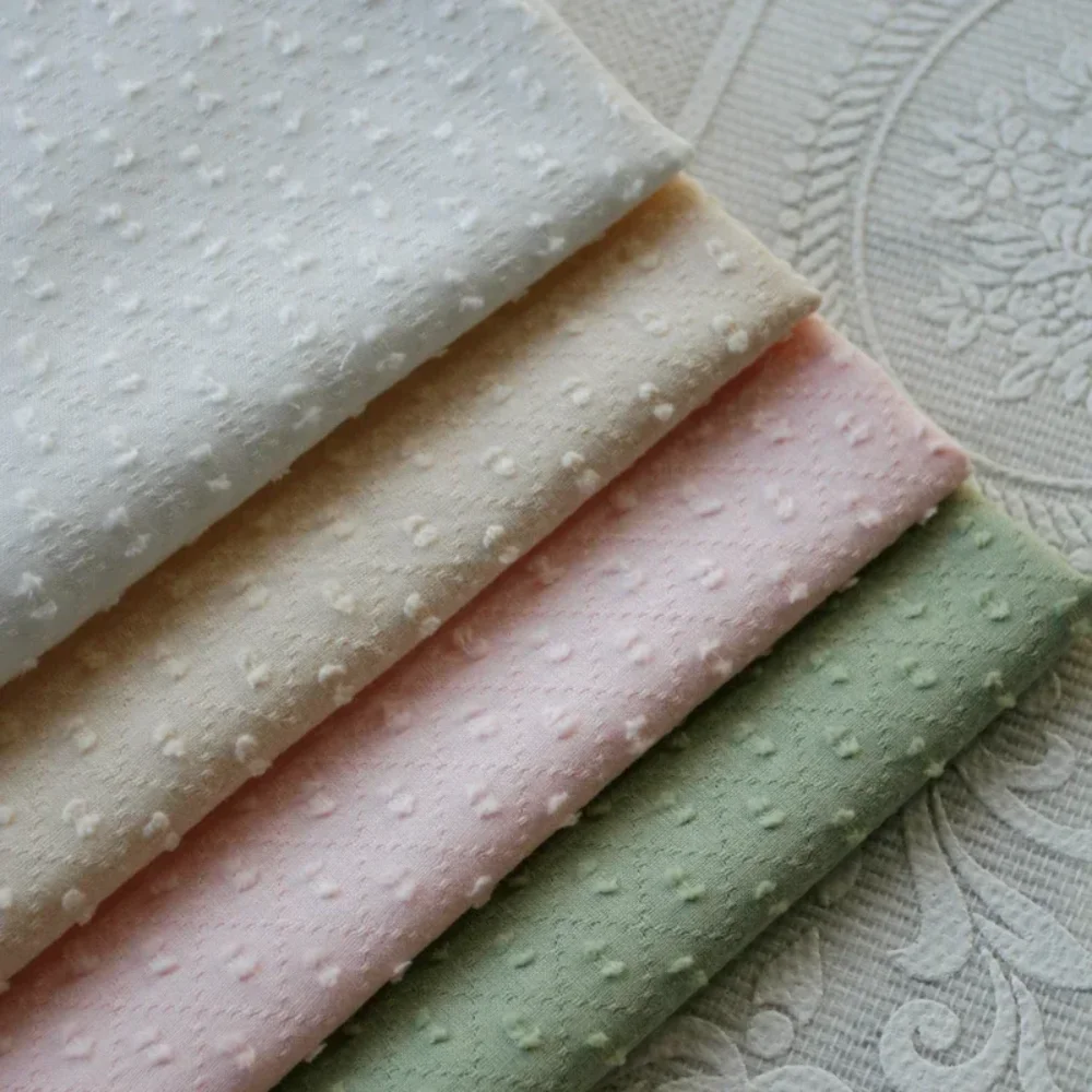 Хлопковое жаккардовое платье-рубашка с вышивкой в ромбовидный горошек, детская мода, дизайн шитья, оптовая продажа, материал, ткань на метр 
Хлопковое жаккардовое платье-рубашка с вышивкой в ромбовидный горошек, детская мода, дизайн шитья, оптовая продажа, материал, ткань на метр