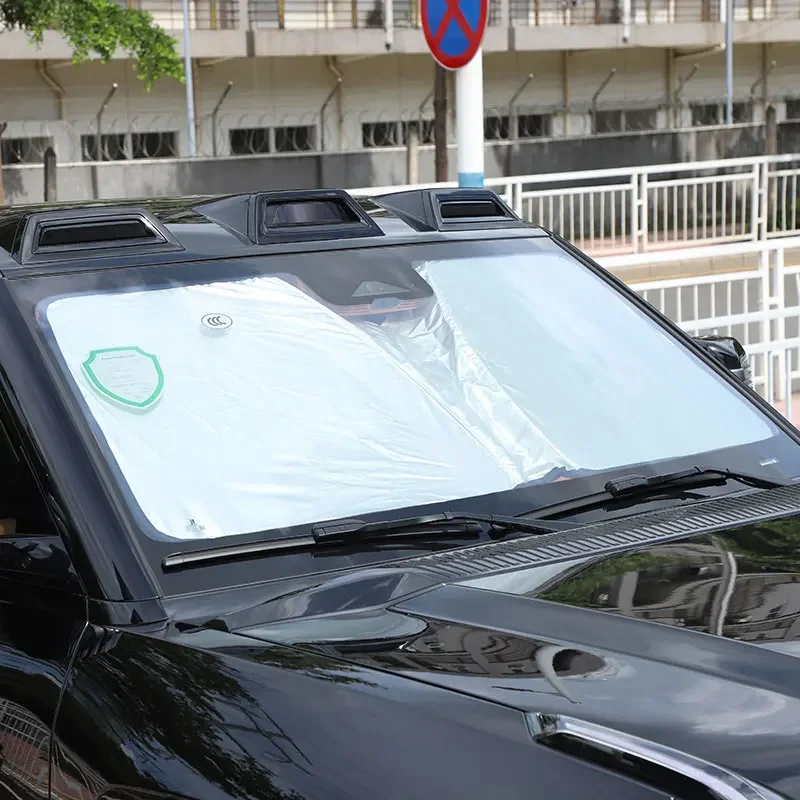 Silver Tape Car Front Windshield Sunshade Sun Protection Visor Sunshade Interior Accessories For Yangwang U8 2023-2025
Silver Tape Car Front Windshield Sunshade Sun Protection Visor Sunshade Interior Accessories For Yangwang U8 2023-2025
