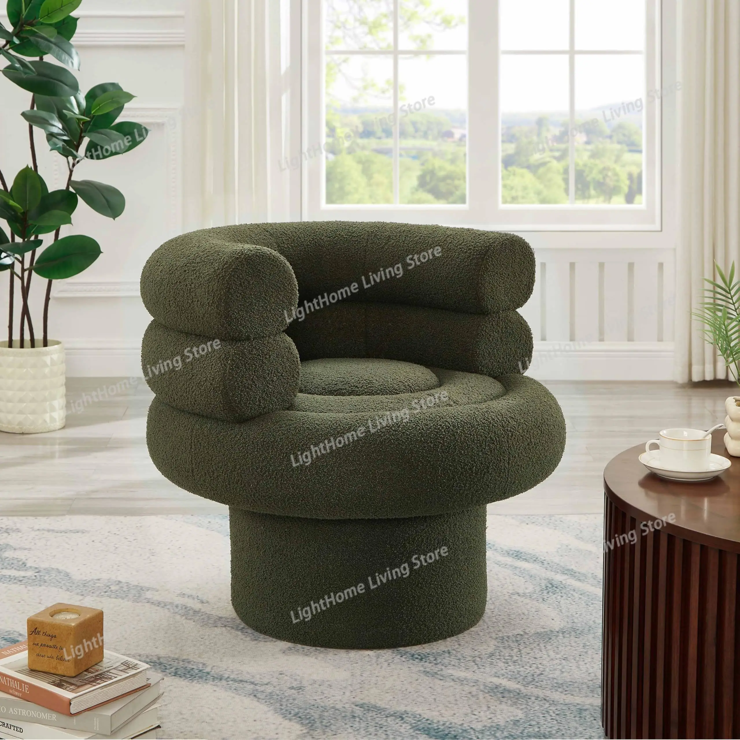 Sherpa Swivel Barrel Chair Modern Teddy Fabric Accent Armchair 360 Rotation Comfy Reading Seat for Living Room Bedroom
Sherpa Swivel Barrel Chair Modern Teddy Fabric Accent Armchair 360 Rotation Comfy Reading Seat for Living Room Bedroom
