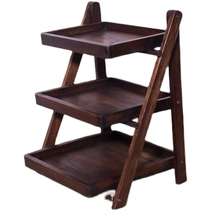 Solid Wood Rack Seasoning Rack Balcony Storage Multi-layer Household Installation-free Folding Succulent Flower Rack
Solid Wood Rack Seasoning Rack Balcony Storage Multi-layer Household Installation-free Folding Succulent Flower Rack