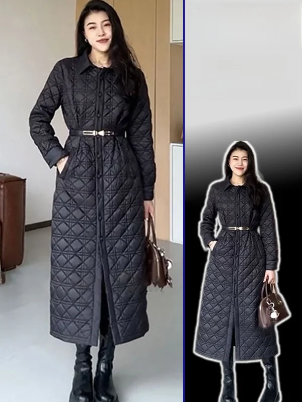 Зимняя женская куртка Tagkita больших размеров с длинным воротником, ромбовидным узором, приталенного кроя, из хлопка, для повседневной носки
Зимняя женская куртка Tagkita больших размеров с длинным воротником, ромбовидным узором, приталенного кроя, из хлопка, для повседневной носки