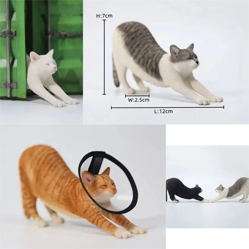 JXK 1/6 Scale Resin Simulation Stretching Cat Toys with Head Cover Model Lovely Animals Model for 12inch Action Figures Toys
JXK 1/6 Scale Resin Simulation Stretching Cat Toys with Head Cover Model Lovely Animals Model for 12inch Action Figures Toys
