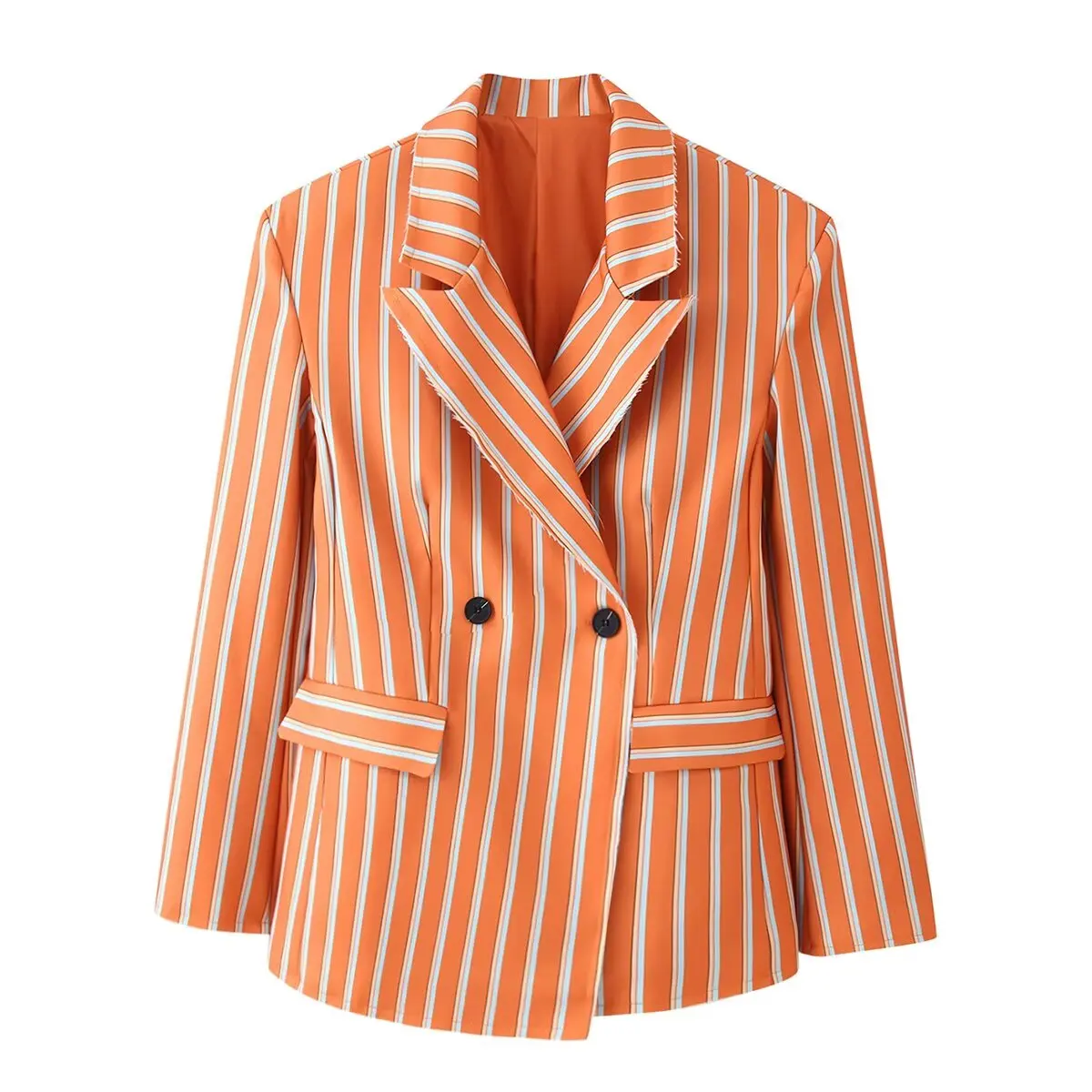 WOMAN 2026 Summer New Fashion Striped Double-breasted Blazer Coat Retro Long Sleeve Casual Chic Female Outerwear Overshirt
WOMAN 2026 Summer New Fashion Striped Double-breasted Blazer Coat Retro Long Sleeve Casual Chic Female Outerwear Overshirt