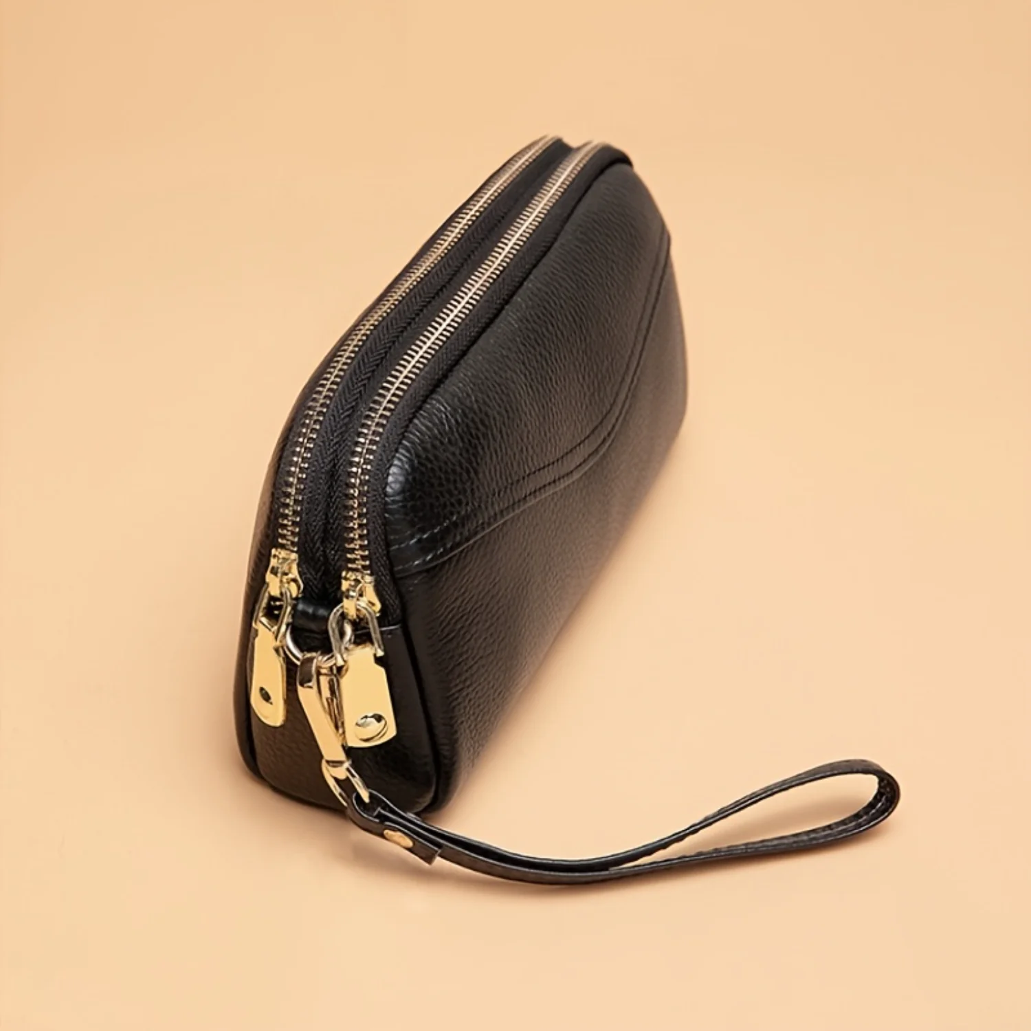 Small Zipper Crossbody Bag, Double Layer Clutch Purse, Solid Color Wristlet Wallet - Women's Stylish Accessory
Small Zipper Crossbody Bag, Double Layer Clutch Purse, Solid Color Wristlet Wallet - Women's Stylish Accessory