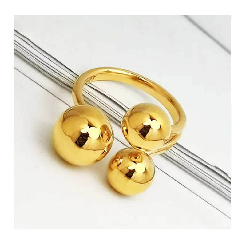 Three Ball Rings, Women's Round Light Ball Fashion New Women's Simple Design New Women's Trendy Open Ring
Three Ball Rings, Women's Round Light Ball Fashion New Women's Simple Design New Women's Trendy Open Ring