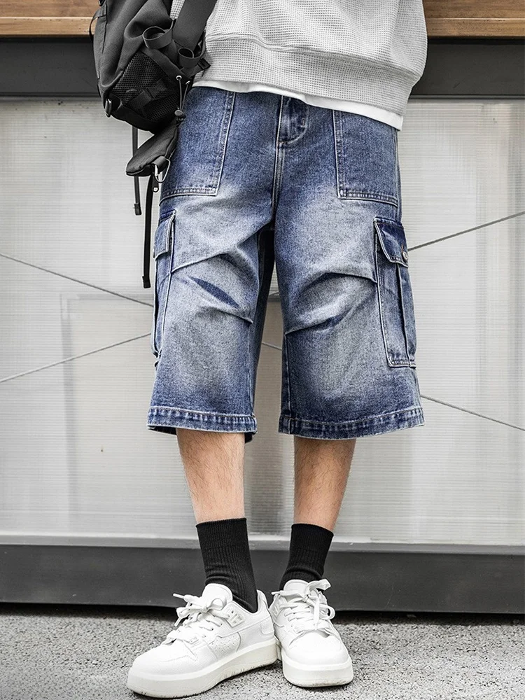 MRA Мужские повседневные джинсовые орты в американском стиле с двойными кетми, летние джинсы свободного кроя, хлопковые молодежные прямые брюки
MRA Мужские повседневные джинсовые орты в американском стиле с двойными кетми, летние джинсы свободного кроя, хлопковые молодежные прямые брюки