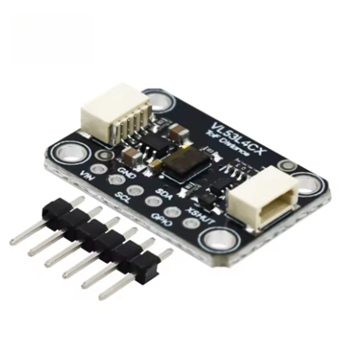 VL53L4CX Time of Flight Sensor 1 To 6000mm ToF Distance Ranging Module for Obstacle Avoidance Robot Gesture Control
VL53L4CX Time of Flight Sensor 1 To 6000mm ToF Distance Ranging Module for Obstacle Avoidance Robot Gesture Control