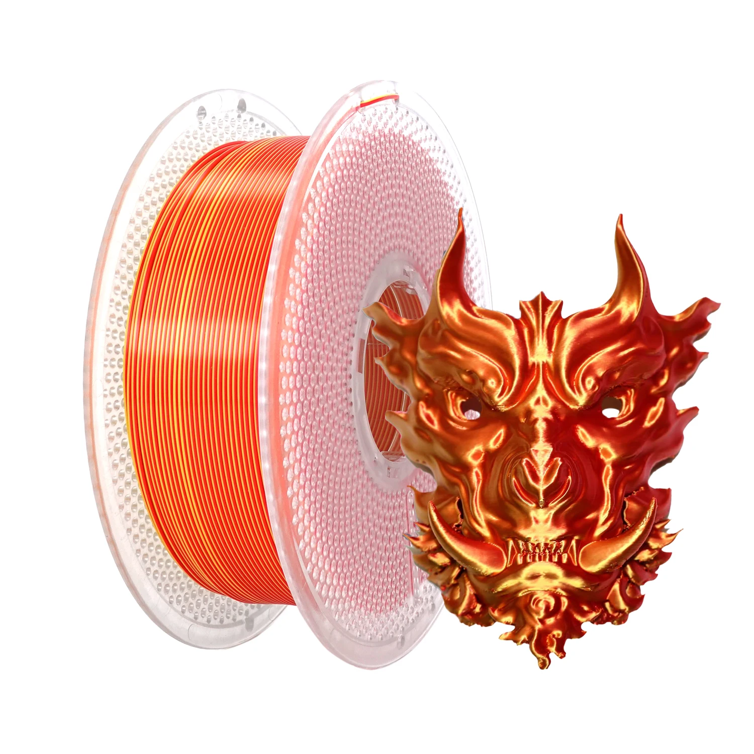 3D Silk 1KG GoldenRed Orange PLA Filament 1.75mm 3D Printer Filament 1KG 2.2 LBS Spool 3D Printing Material Shine Silky Shiny Me
3D Silk 1KG GoldenRed Orange PLA Filament 1.75mm 3D Printer Filament 1KG 2.2 LBS Spool 3D Printing Material Shine Silky Shiny Me