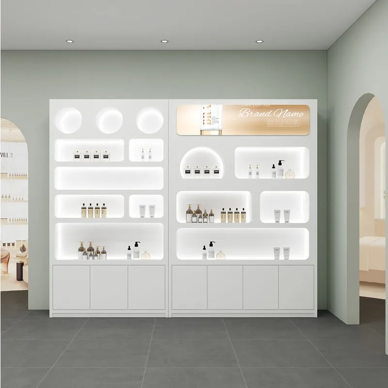 Figure shop display cabinet Cosmetics display cabinet Painting shoes Bag display cabinet Skin care products
Figure shop display cabinet Cosmetics display cabinet Painting shoes Bag display cabinet Skin care products