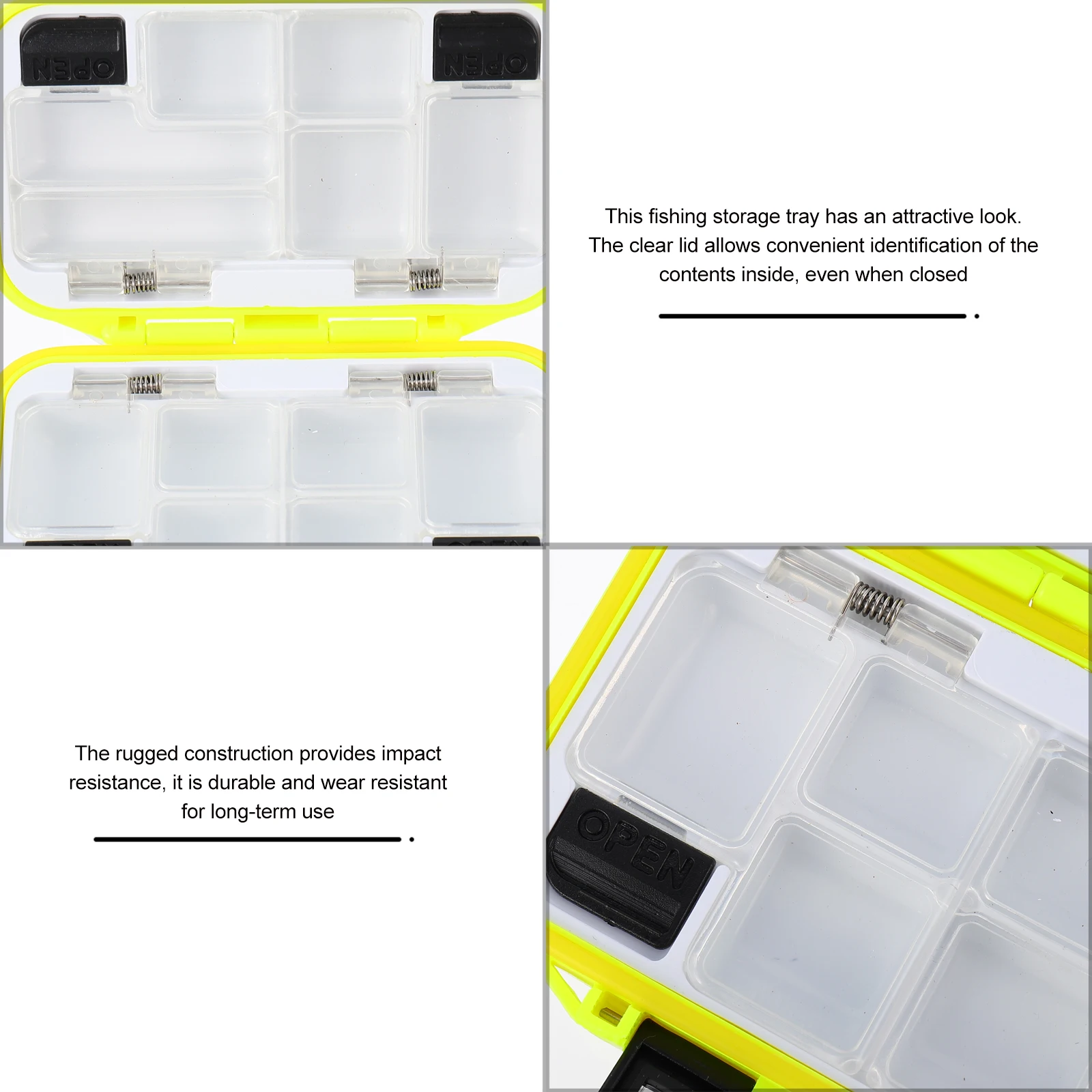 Waterproof Accessory Box Fishing Tackle Storage Organizer Hook Bait Container Abs Lure Case Containers
Waterproof Accessory Box Fishing Tackle Storage Organizer Hook Bait Container Abs Lure Case Containers